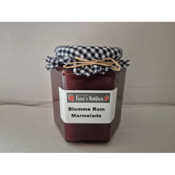 Blomme Rom Marmelade 400g