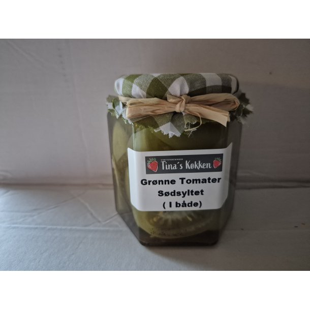 Gr�nne Tomater S�dsyltet 250g