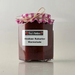 Hindbr Rabarber Marmelade 400g