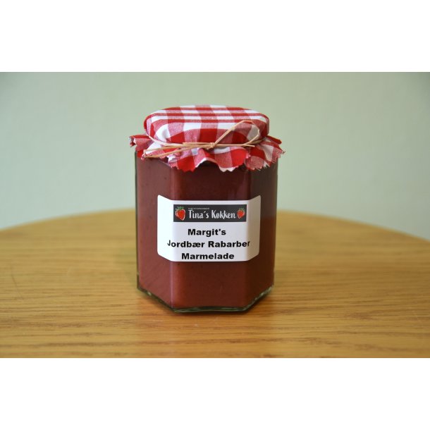 Margit's Jordbr Rabarber Marmelade 380g