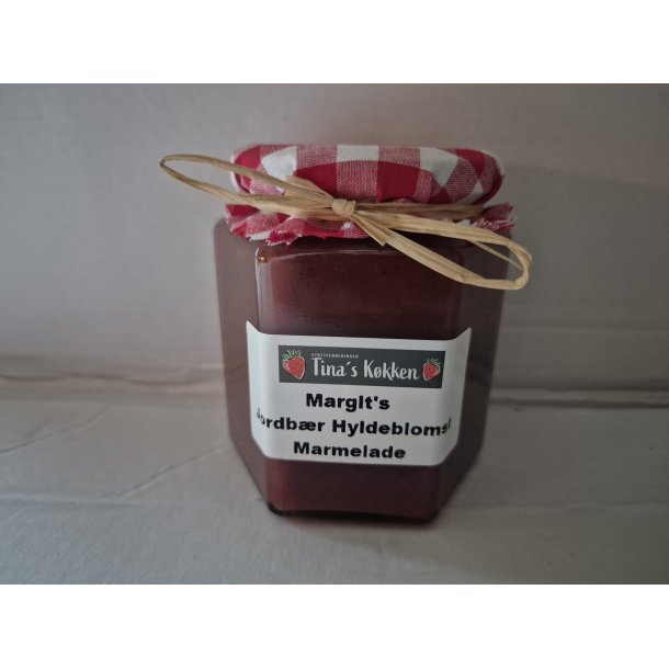 Margit's Jordb�r Hyldeblomst Marmelade 400g