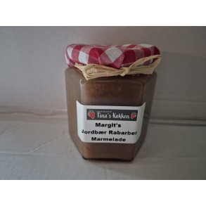 Margit's Jordbr Rabarber Marmelade 400g