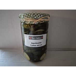 Agurkesalat  i tykke skiver 500g