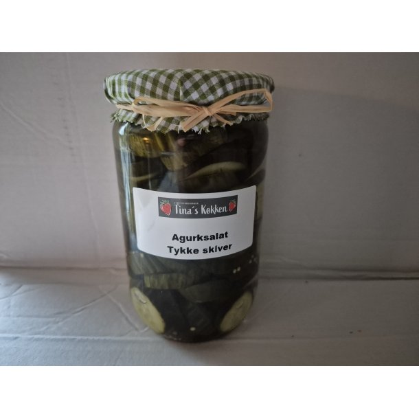 Agurkesalat  i tykke skiver 500g